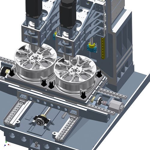 雙休心T輪毂專用機的加工效果如何？